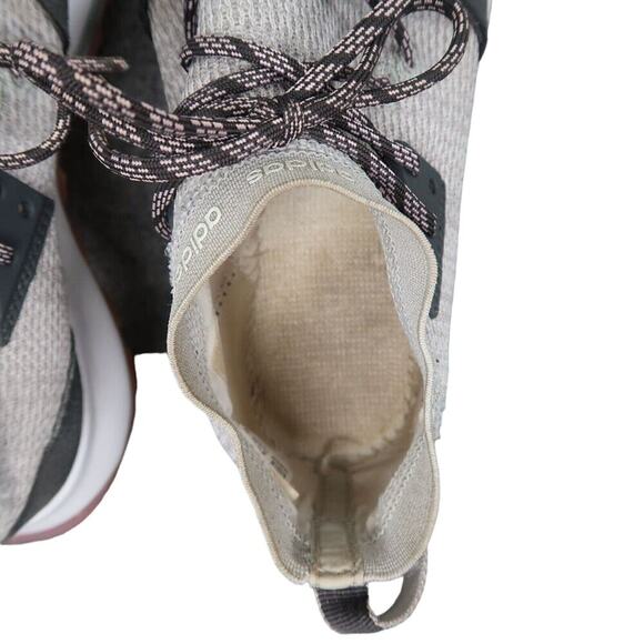 Adidas Shoes Women 6.5 Athletic Trail Running Quesa Cloudfoam Casual Active Gray - Picture 8 of 13